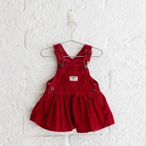 OshKosh B'gosh Cherry Red Kids Overalls
